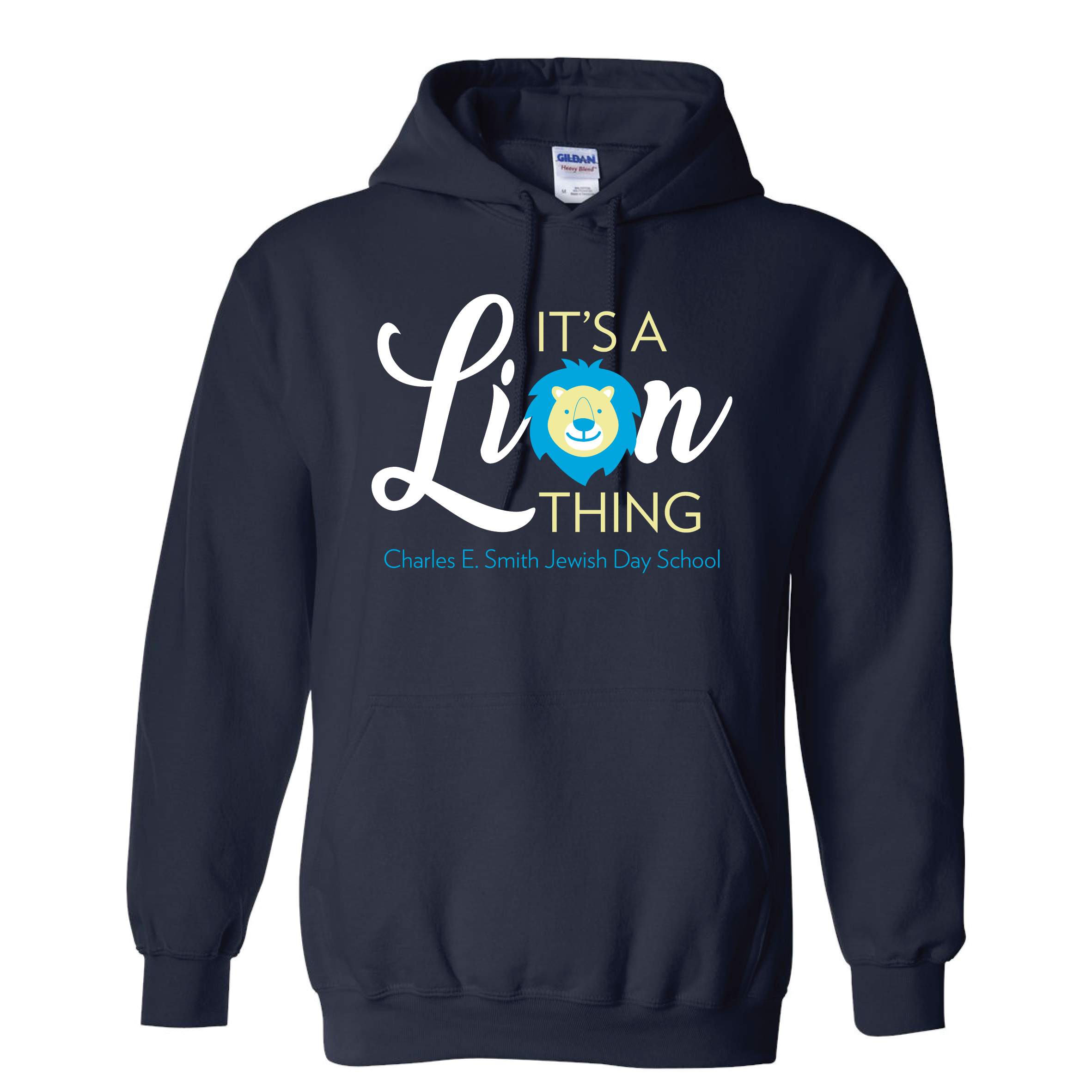 It’s a Lion Thing Pullover Hoodie – Navy