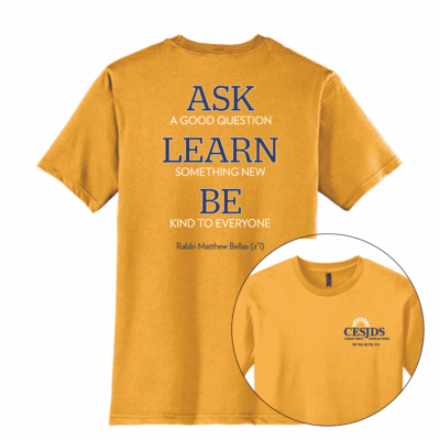 ASK LEARN BE GOLD TEE