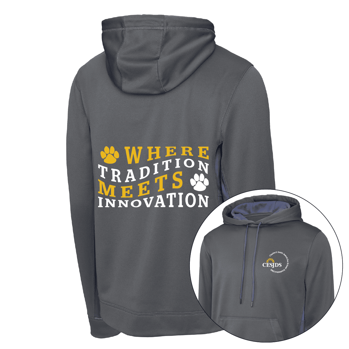 TRADITION AND INNOVATION BI COLOR HOODIE