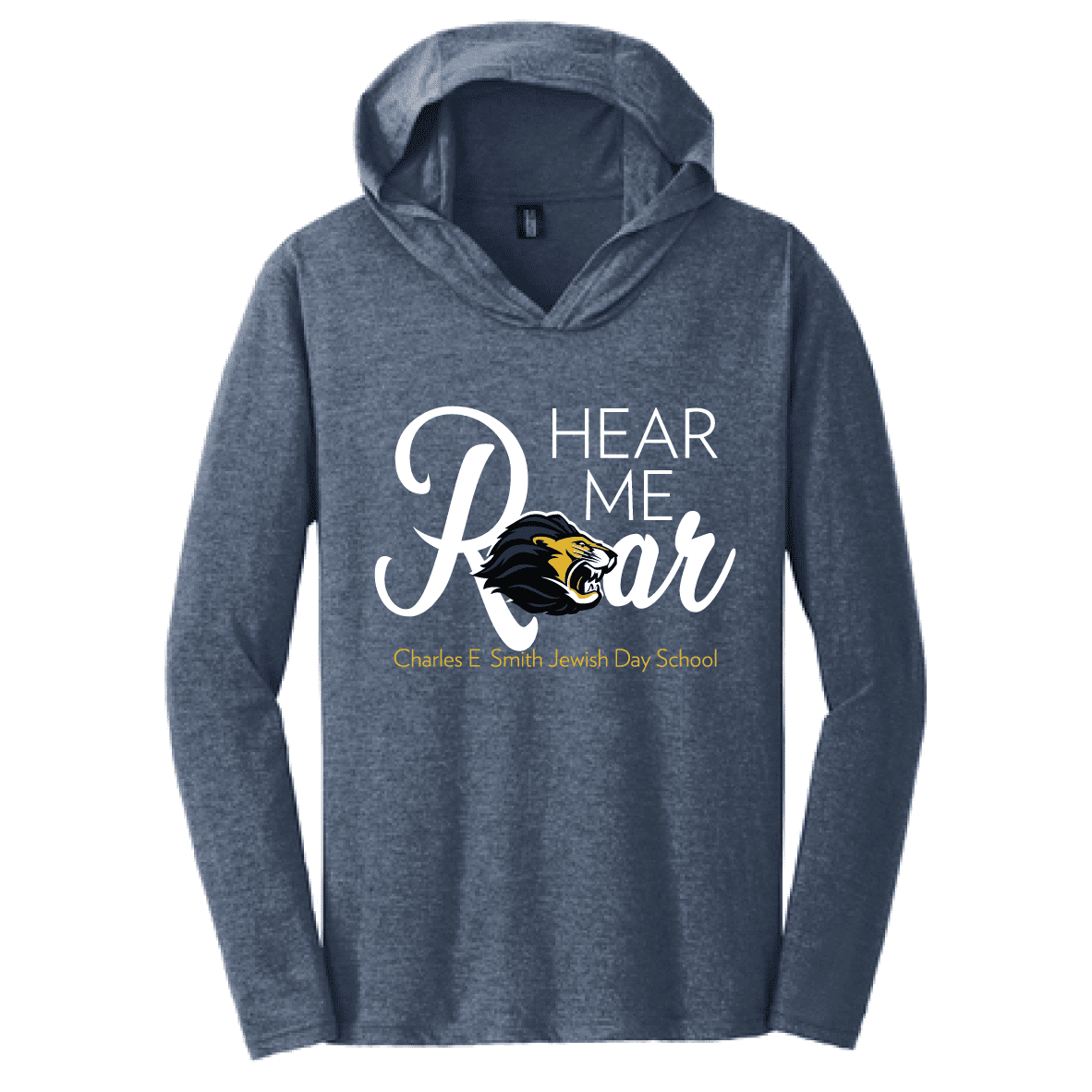 HEAR ME ROAR HOODED LONG SLEEVE TEE