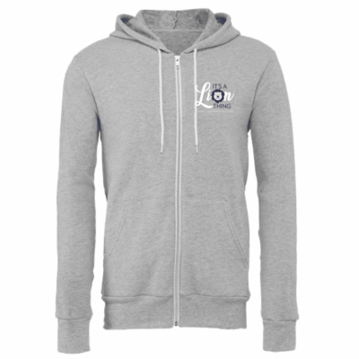 LION THING ZIP UP HOODIE